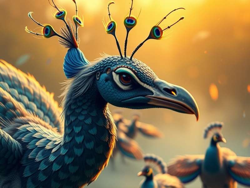 Peacock Plume Warriors Game Banner